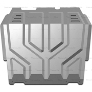 Купить АвтоБРОНЯ 333040371 Защита для картера и КПП Peugeot 4008 2012-2015