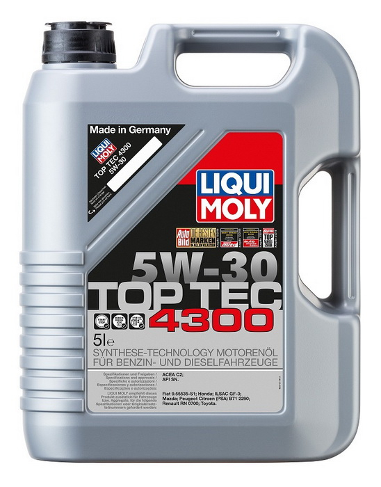 Купить запчасть LIQUI MOLY - 8031 Top Tec 4300 5W-30