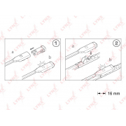 Купить LYNX XF6040B Щетки стеклоочистителя бескаркасные