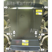 Купить MOTODOR - 02720 Защита для картера, КПП Volkswagen Passat B5, B5+ 1996-2005
