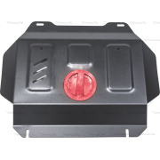 Купить АвтоБРОНЯ 1095021 Защита для радиатора и картера (часть 2) Toyota Fortuner II 4WD 2015-2023