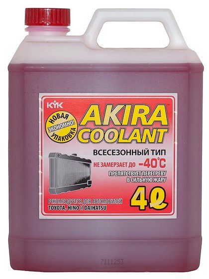 Купить запчасть KYK - 54027 KYK AKIRA COOLANT -40°C RED