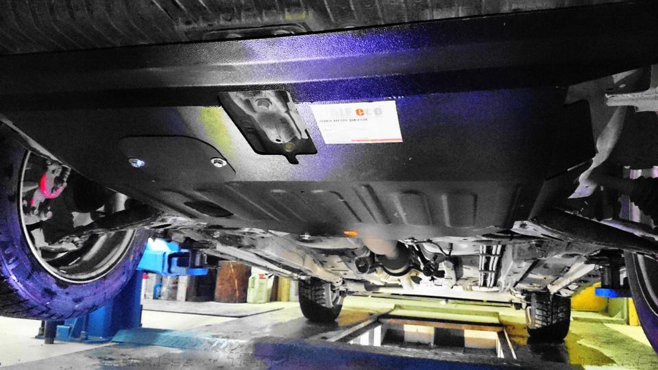 Купить запчасть ALFECO - ALF2406 Защита для картера и КПП Toyota Allex 2WD 2001-2006
