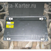 Купить MOTODOR - 00104 Защита для КПП Audi A6 C5 1997-2001