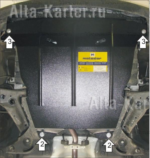 Купить запчасть MOTODOR - 01029 Защита для картера и КПП Kia Picanto II 2011-2023