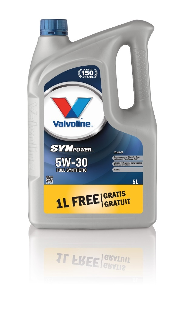 Купить запчасть VALVOLINE - 872374 SYNPOWER XL-III C3 SAE 5W-30 1LFG