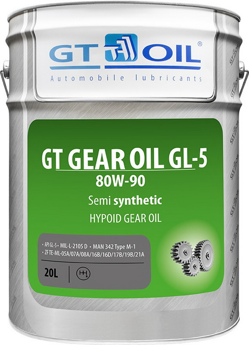 Купить запчасть GT-OIL - 8809059407103 GT-OIL GEAR Oil 80W-90 GL-5