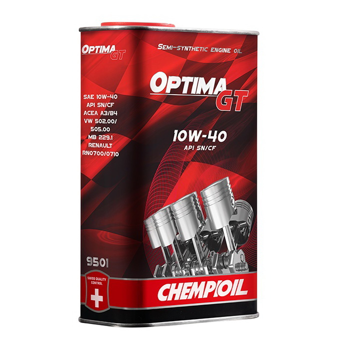 Купить запчасть CHEMPIOIL - CH95011ME OPTIMA GT 10W-40 METAL