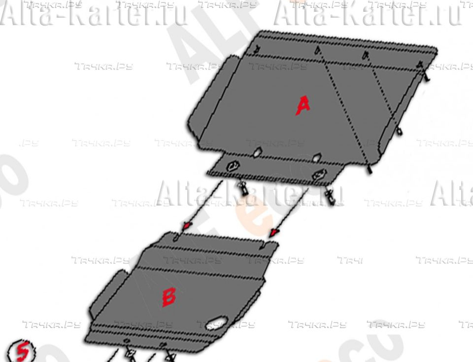 Купить запчасть ALFECO - ALF29142AL Защита алюминиевая для картера Infiniti QX80 2014-2023