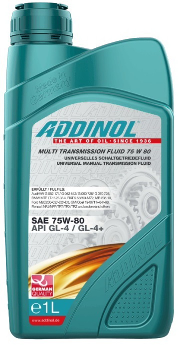 Купить запчасть ADDINOL - 4014766070142 ADDINOL Multi Transmission Fluid 75W 80