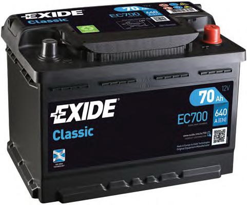 Купить запчасть EXIDE - EC700 Аккумулятор