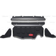 Купить АвтоБРОНЯ 111054391 Защита для картера (увеличенная) Subaru Forester V 4WD 2018-2023