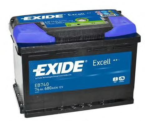 Купить запчасть EXIDE - EB740 Аккумулятор