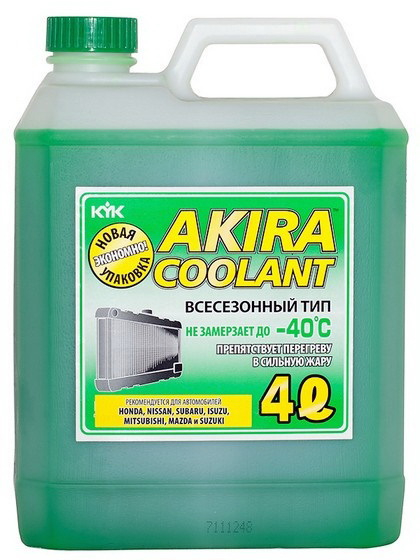 Купить запчасть KYK - 54028 KYK AKIRA COOLANT -40°C GREEN
