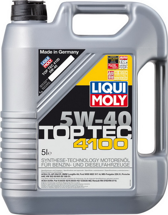 Купить запчасть LIQUI MOLY - 7501 Top Tec 4100 5W-40