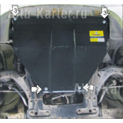 Купить MOTODOR - 00408 Защита для картера, КПП Citroen Berlingo I 1996-2005