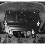 Купить MOTODOR - 52301 Защита для картера и КПП Skoda Roomster 2006-2015