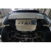 Купить АВС-Дизайн 1430ABC Защита алюминиевая для радиатора Mitsubishi L200 V 2015-2023