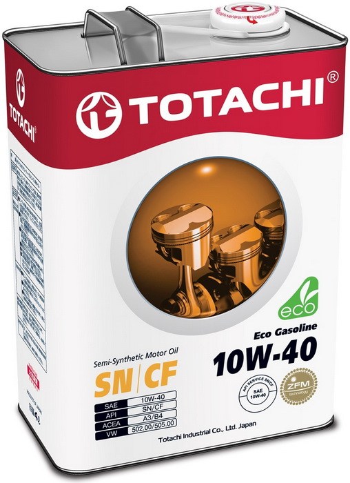 Купить запчасть TOTACHI - 4589904934919 ECO GASOLINE 10W-40 SN/CF