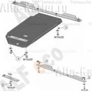Купить ALFECO - ALF3405AL4 Защита алюминиевая для АКПП BMW Х5 E53 2000-2003