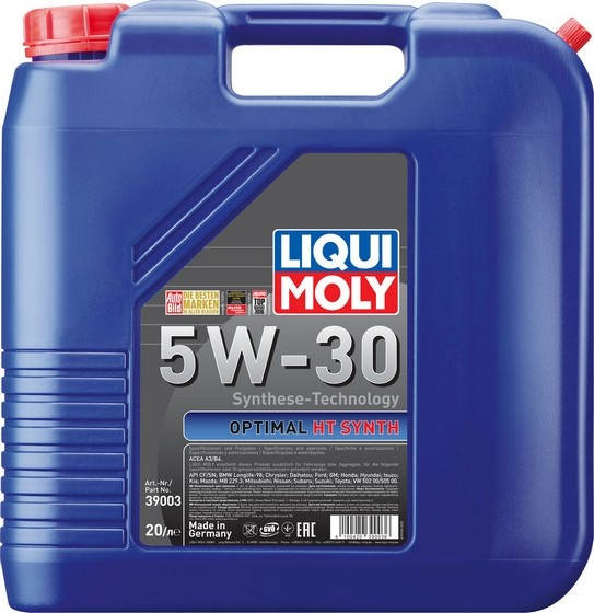 Купить запчасть LIQUI MOLY - 39003 Optimal HT Synth 5W-30