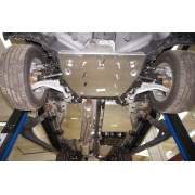 Купить АВС-Дизайн 0918ABC Защита алюминиевая для картера, топл. трубок, трубок кондиционера, зад. редуктора Honda Pilot II 2011-2015