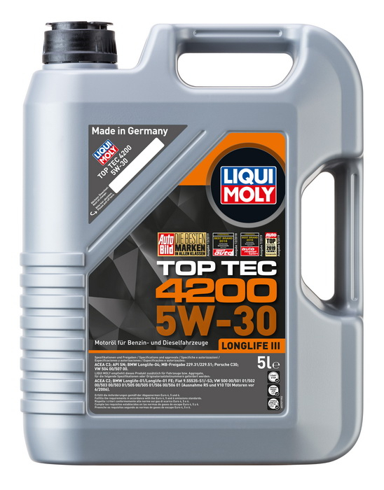 Купить запчасть LIQUI MOLY - 7661 Top Tec 4200 5W-30