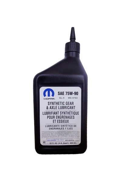 Купить запчасть MOPAR - 68218655AA MOPAR SYNTHETIC GEAR & AXLE LUBRICANT SAE 75W-90