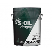 Купить S-OIL SEVEN - DHD85W14020 DRAGON/SEVEN GEAR HD 85W-140