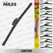 Купить MILES - CWF14M Щетка стеклоочистителя бескаркасная 350 мм (14 дюймов) (9 адаптеров) CWF14M