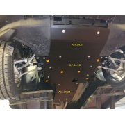 Купить ALFECO - ALF3425 Защита для радиатора BMW X4 G02 2018-2023