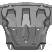 Купить АВС-Дизайн 4602K Защита композитная для картера и КПП Exeed VX 2021-2023