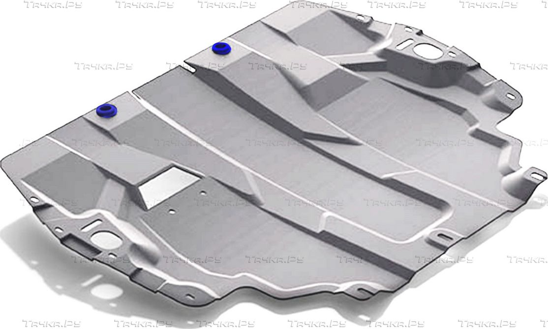Купить запчасть RIVAL - 33358551 Защита алюминиевая для картера и КПП Volkswagen Caddy IV (без Webasto) 2015-2020