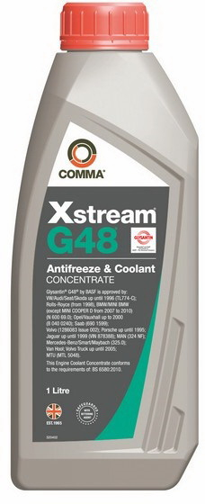 Купить запчасть COMMA - XSG1L COMMA XSTREAM G48 ANTIFREEZE & COOLANT CONCENTRATE