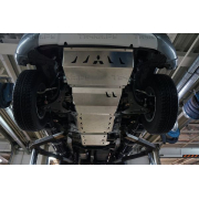 Купить АВС-Дизайн 1423ABC Защита алюминиевая для картера, радиатора, РК и КПП Mitsubishi L200 V 2015-2023 (4 части)