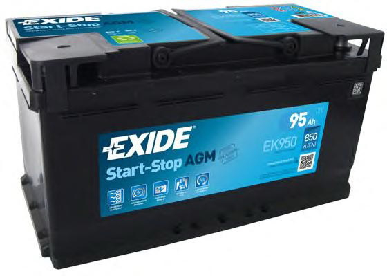 Купить запчасть EXIDE - EK950 Аккумулятор