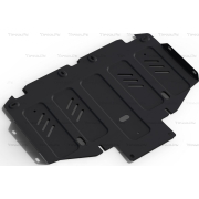 Купить АвтоБРОНЯ 111023341 Защита для радиатора и картера Hyundai H1 Grand Starex рестайлинг 2015-2018