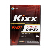 Купить KIXX - L208144TE1 Масло моторное Kixx PAO 1 0w-30 API SN, ACEA A5/B5/C2 4л L208144TE1