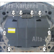 Купить MOTODOR - 01131 Защита для двигателя, КПП Mazda 6 II 2007-2012