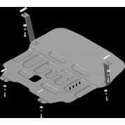 Купить MOTODOR - 71003 Защита усиленная для картера, КПП Kia KX3 2023-2023