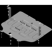 Купить MOTODOR - 53902 Защита для картера, КПП FAW Besturn B70 2022-2023
