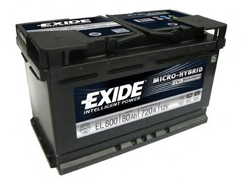 Купить запчасть EXIDE - EL800 Аккумулятор