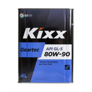 Купить KIXX - L298344TE1 Масло трансмиссионное Kixx GEARTEC 80w-90 GL-5 4л  L298344TE1