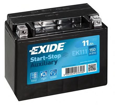 Купить запчасть EXIDE - EK111 Аккумулятор