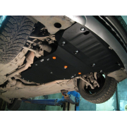 Купить ALFECO - ALF3611 Защита (3 части) для радиатора, картера и АКПП Mercedes-Benz С-Класс W203, С240 2000-2007