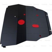 Купить АвтоБРОНЯ 111038131 Защита для картера и КПП Mazda Tribute I рестайлинг 2004-2007