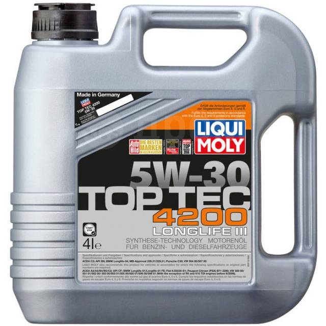 Купить запчасть LIQUI MOLY - 3715 Top Tec 4200 5W-30