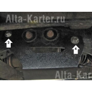 Купить MOTODOR - 12215 Защита для заднего дифференциала Subaru Forester II 2002-2008