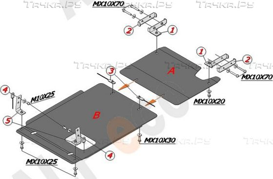 Купить запчасть ALFECO - ALF3801 Защита для КПП Land Rover Defender 110 2007-2016
