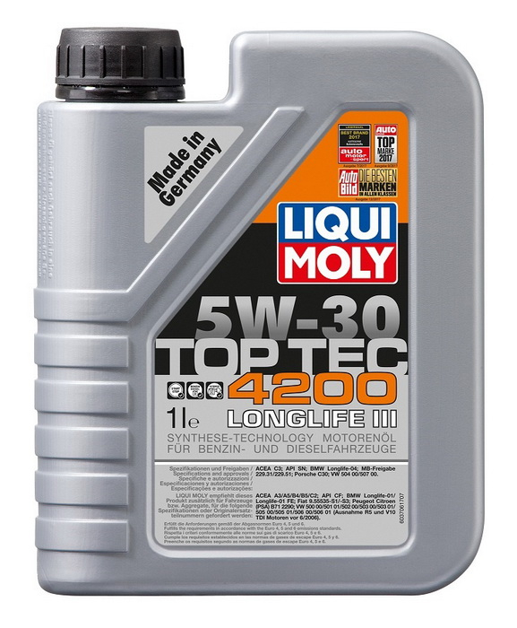 Купить запчасть LIQUI MOLY - 7660 Top Tec 4200 5W-30